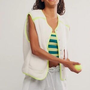 NWT Free People Keep it Cozy Fleece Vest
